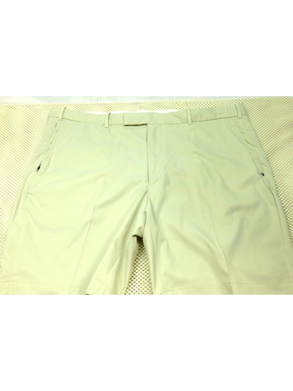 RLX Ralph Lauren Mens Tailored Fit Beige Shorts Size 40 9" Inseam Casual Golf We